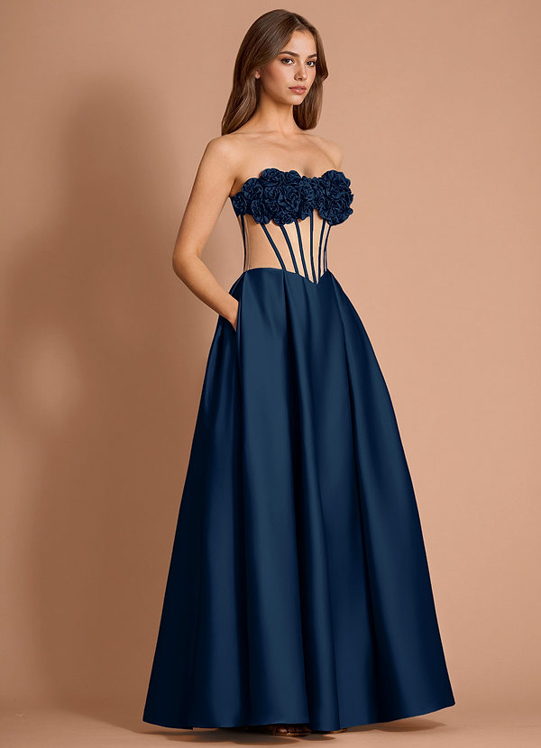 Zorina Navy Maxi Dress image1