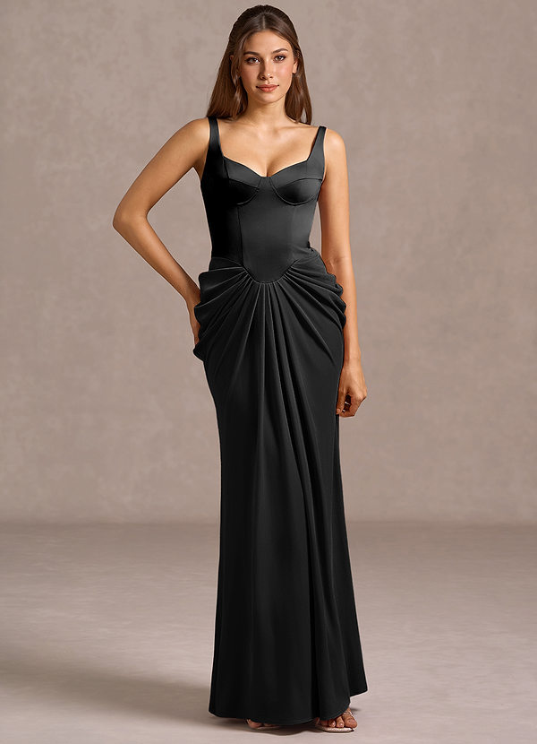 Pristina Black Maxi Dress image1