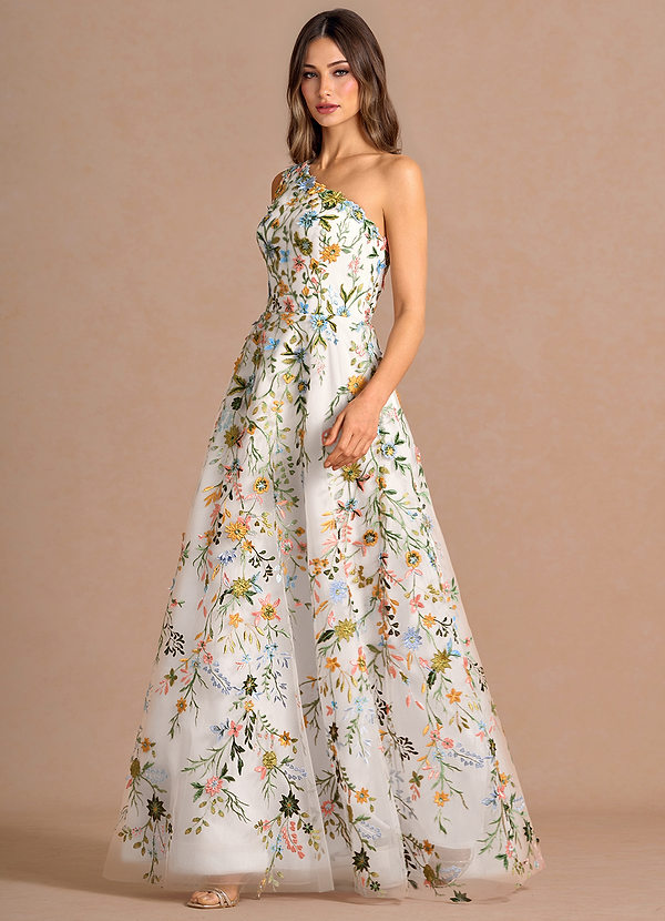 Maribel White Maxi Dress image1