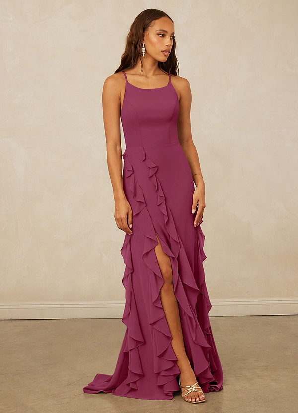 Christian Siriano Bridal for Azazie 1006 Brautjungfernkleider Rüschen Chiffon Meerjungfrauenkleid image1