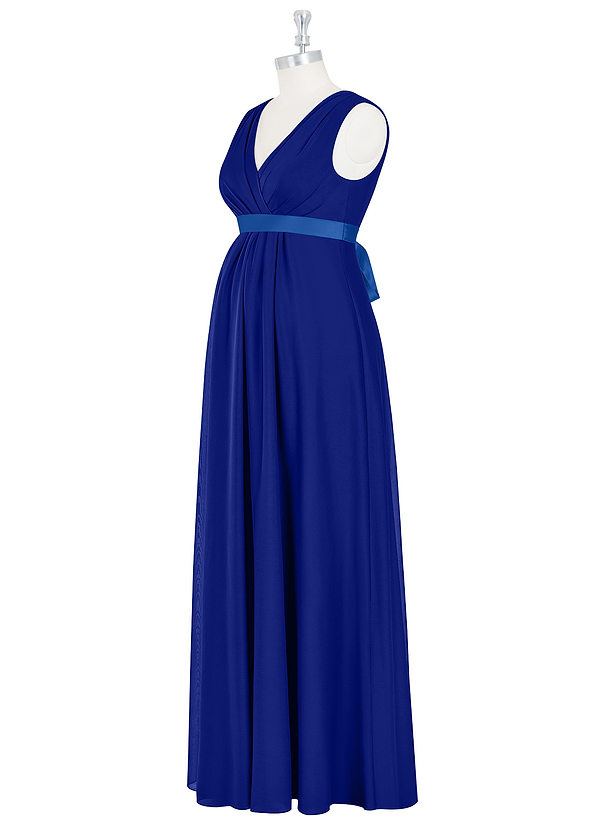  Azazie  Angelina Maternity  Bridesmaid  Dress  Royal Blue 