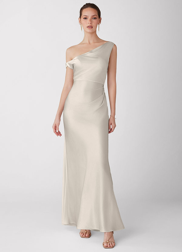 Robe Longue Albâtre Blanc Avela image1