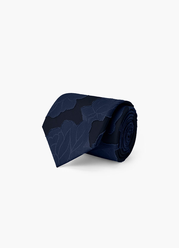 front Floral Burnout Modern Tie