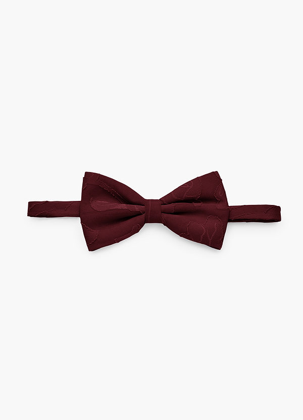 front Floral Burnout Adjustable Bow Tie