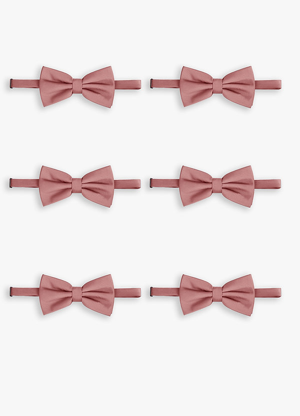 front Nœud papillon extensible en satin ajustable – Ensemble de 6 pièces