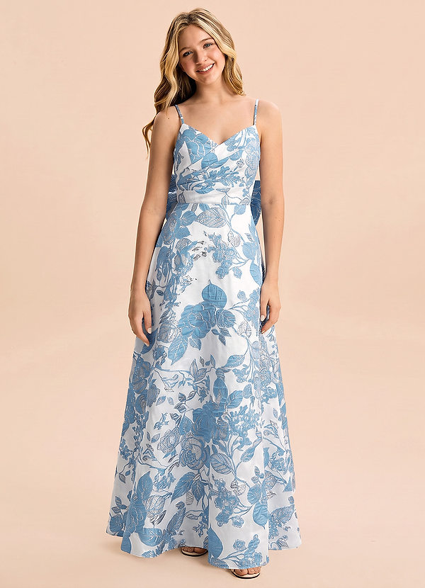 front Azazie Rumi Junior Formal Dress