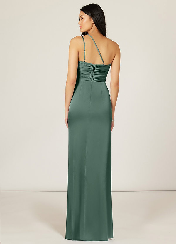 Eucalyptus Stretch Satin Bridesmaid Dresses Starting at $79 | Azazie