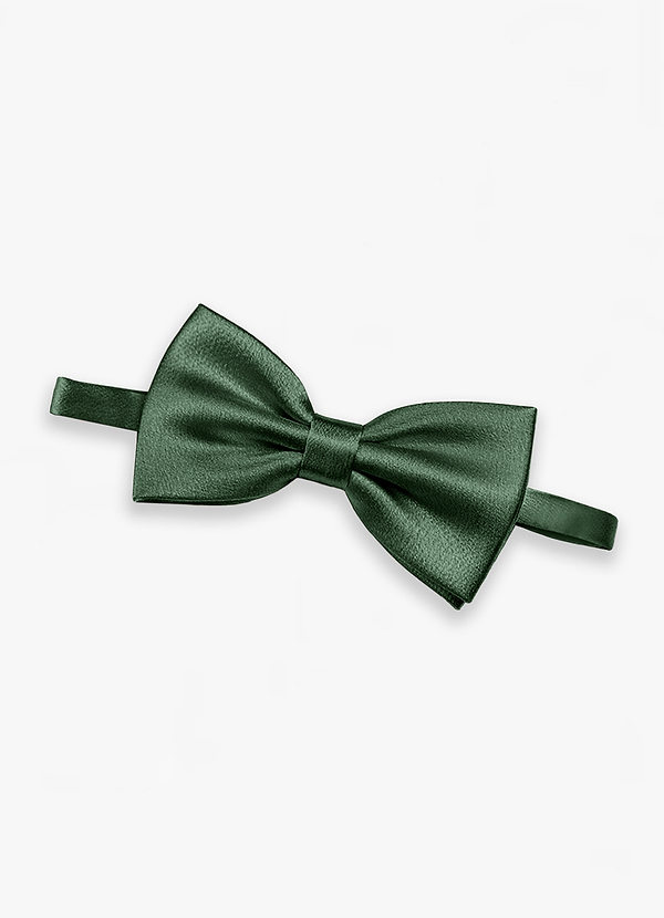 front Verstelbare metallic satijnen vlinderdas