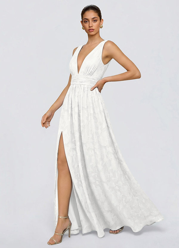Zimo White Maxi Dress image1