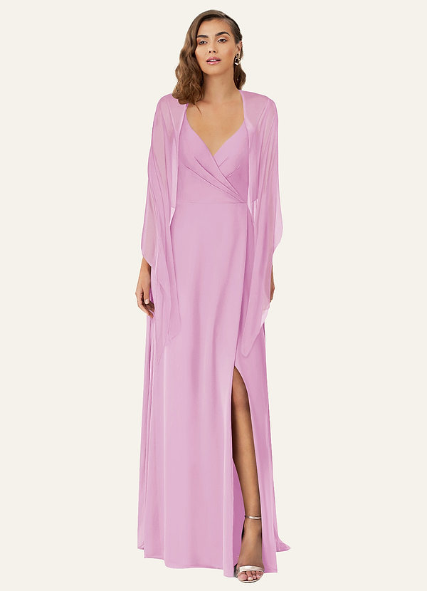 front Azazie Matching Color Ireland Chiffon Shawl