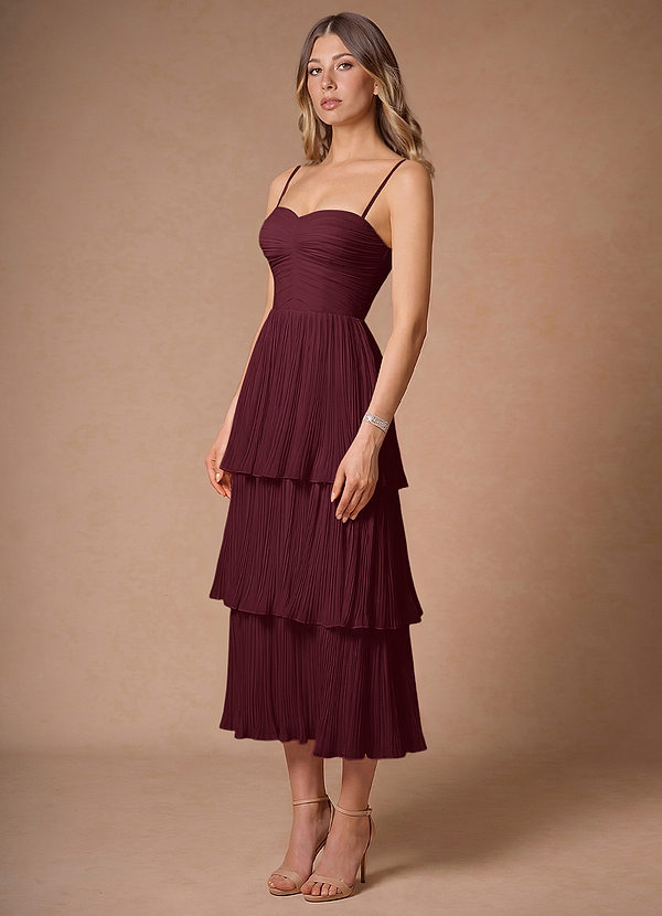 Isla Wine Midi Dress image1