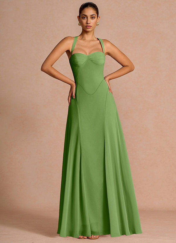 Vestido Hierba Verde Maxi Fiadh image1