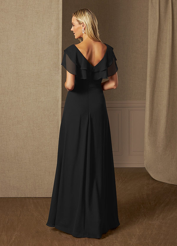 back Azazie Snapdragon Mother of the Bride Dress