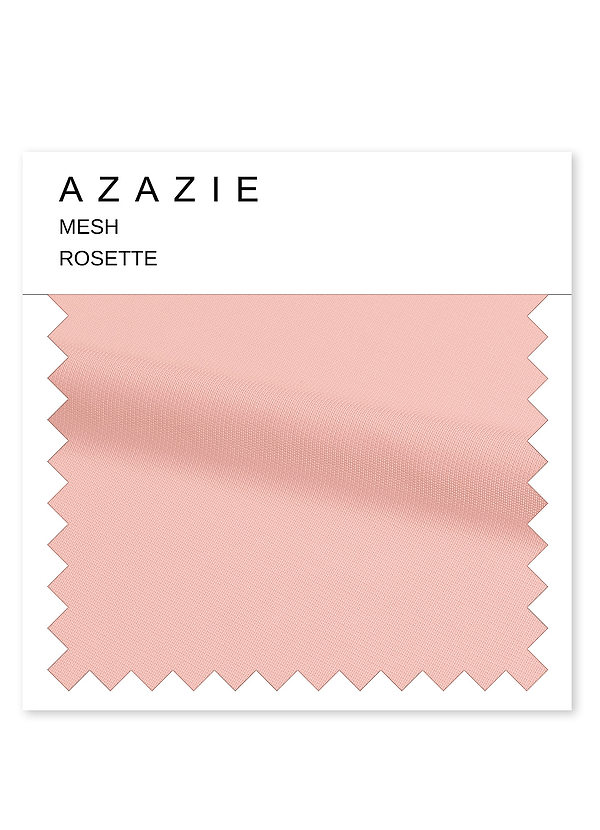 front Azazie Rosette Mesh Swatch