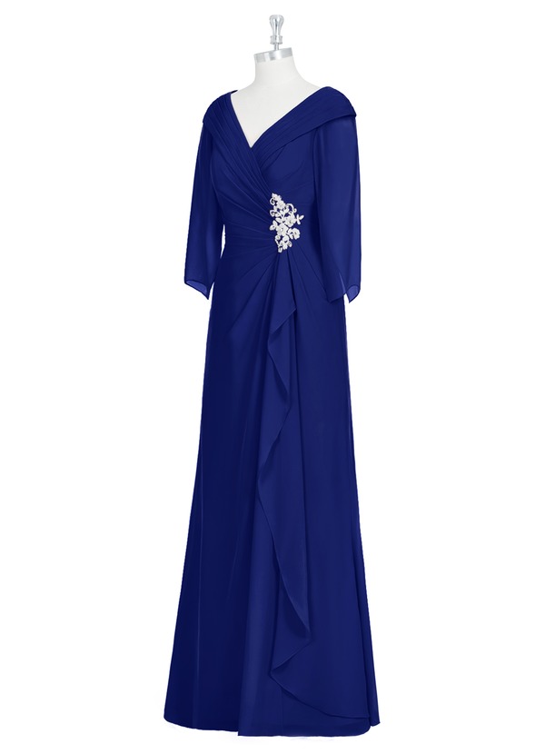 Azazie Jaycee MBD Mother Of The Bride Dress - Royal Blue | Azazie