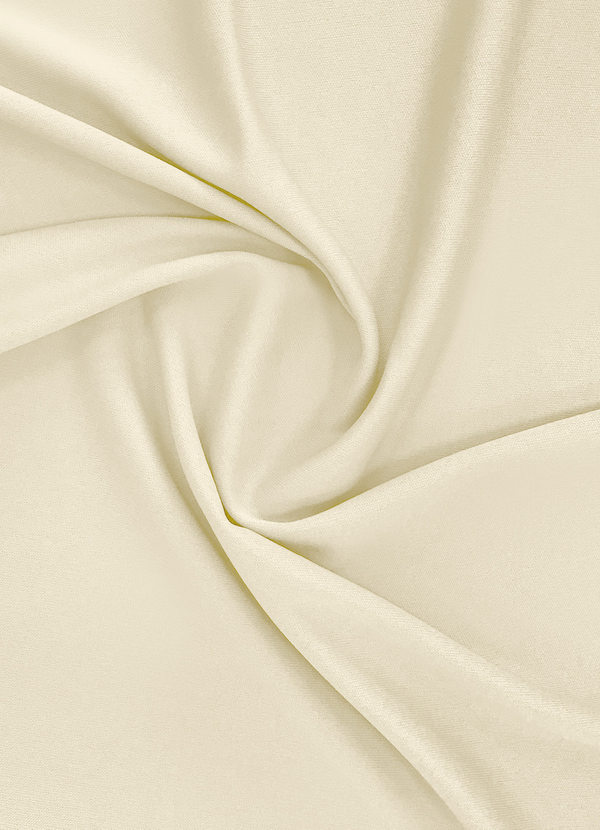 front Azazie Champagne Stretch Lining Fabric By the Yard