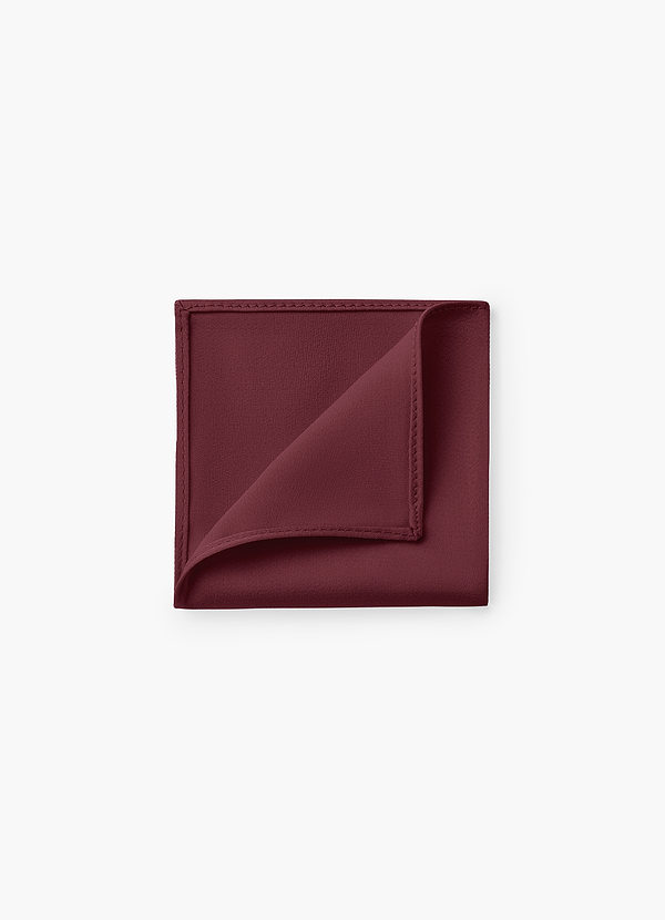 front Boy's Matte Satin Pocket Square