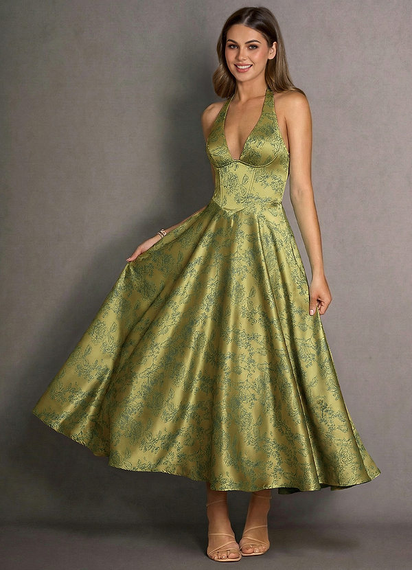 Robe Longue Mousse Marine Isabeau image1