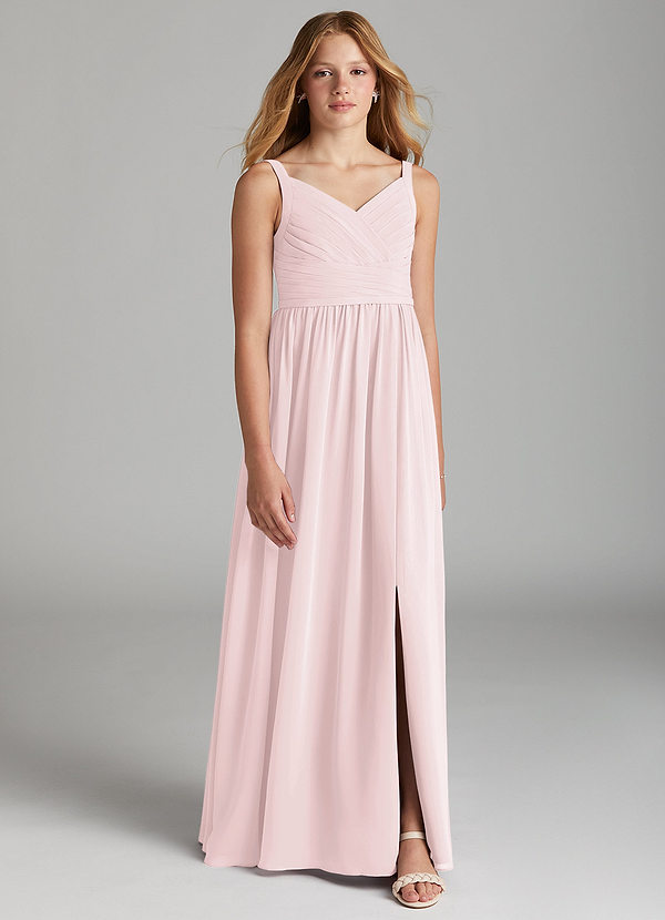 Chanel Junior A-Line Sweetheart Neckline Chiffon Dress