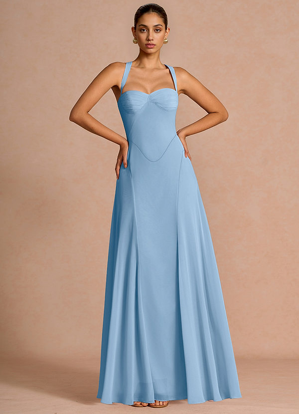 Robe Maxi Bleu Brumeux Fiadh image1