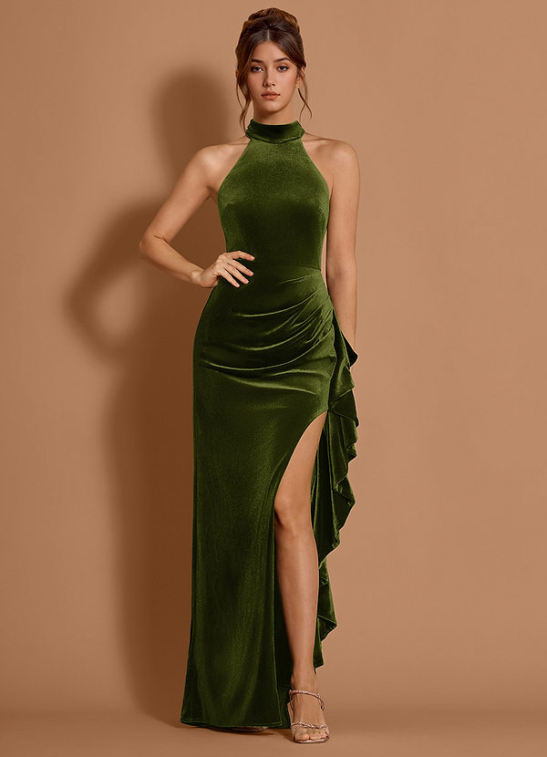 Ysmara Olive Maxi Dress image1