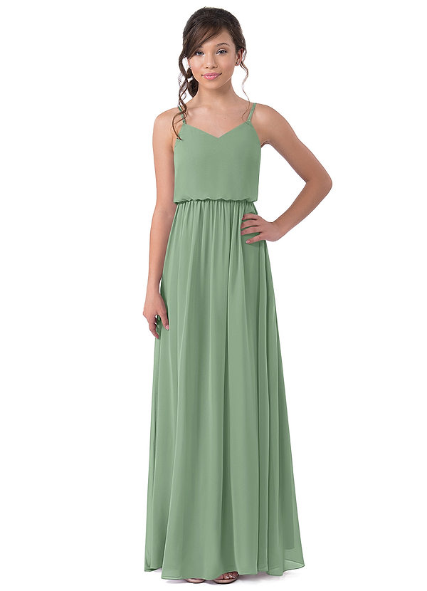 Matcha Azazie Sandra JBD Junior Bridesmaid Dresses | Azazie