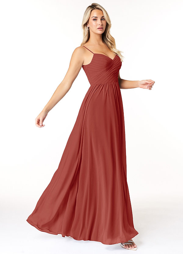 Lisbon A-Line Sweetheart Neckline Chiffon Dress