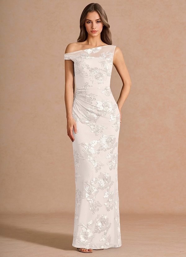 Melian Cloud White Maxi Dress image1