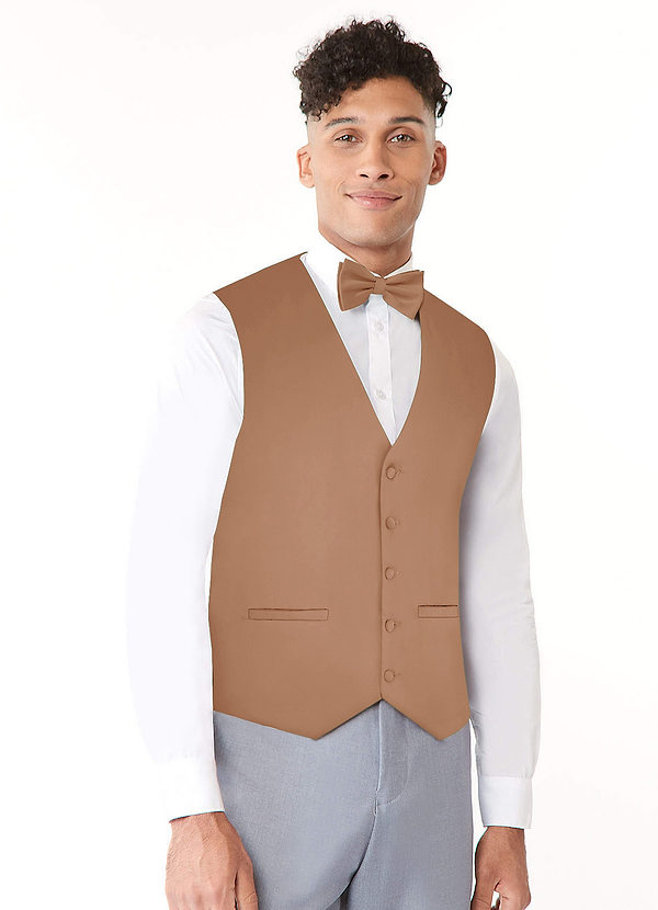 front Gilet en satin extensible