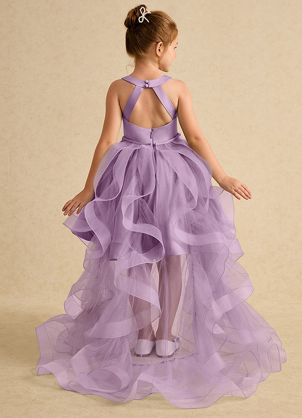 Azazie Julietta Robes de Fillette d'Honneur Robe Princesse en Tulle Convertible Glycine image1