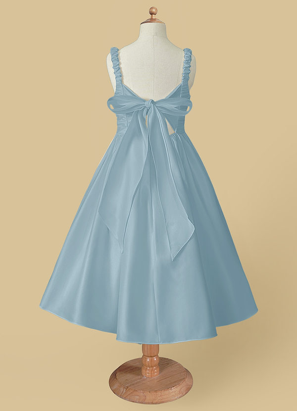 back Azazie Cutie Pie Flower Girl Dress