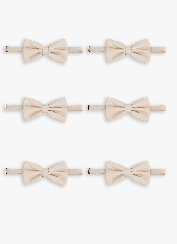 front Nœud papillon extensible en satin ajustable – Ensemble de 6 pièces