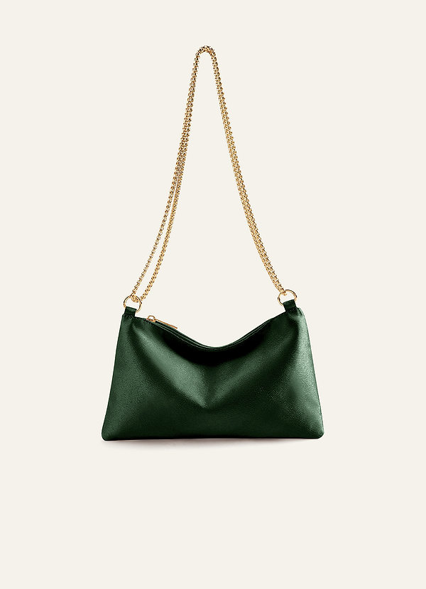 front 매칭 컬러 메탈릭 새틴 조절 가능 숄더백