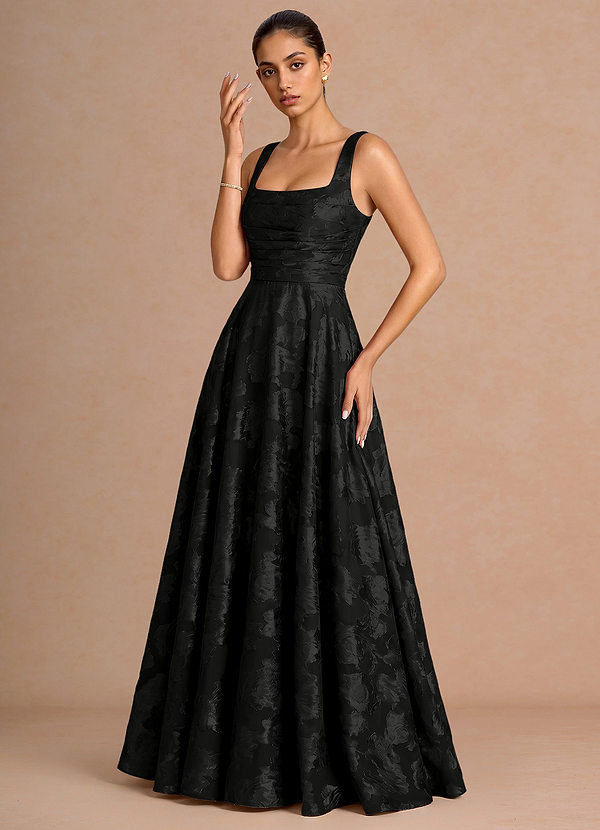 Azaria Black Maxi Dress image1