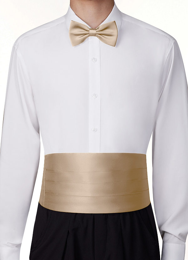 front Classic Matte Satin Cummerbund