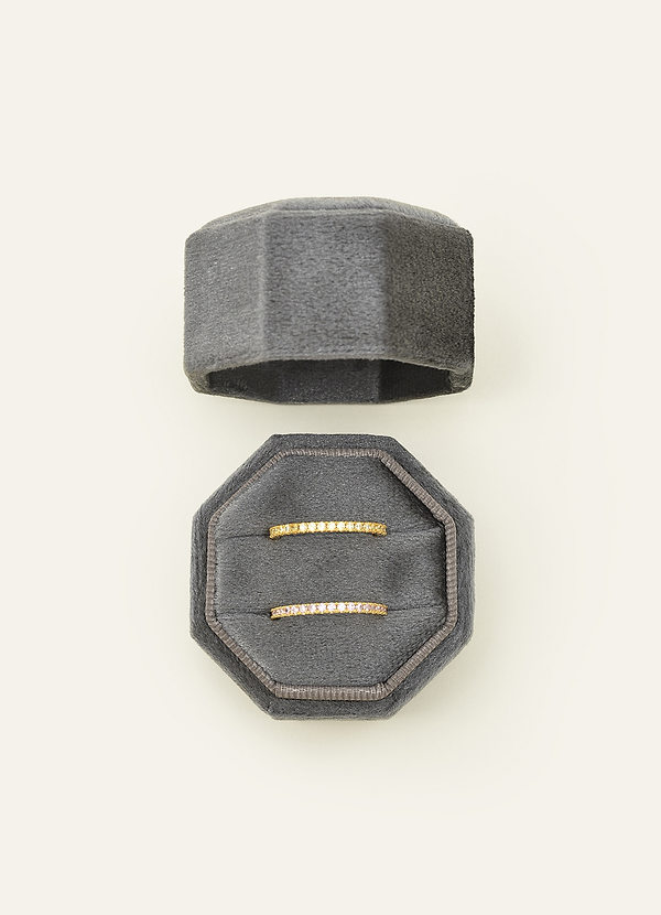 Wedding Day Velvet Ring Box front