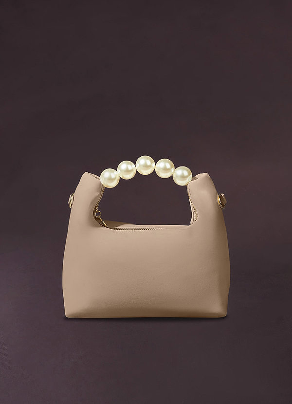 front White Pearl Handbag