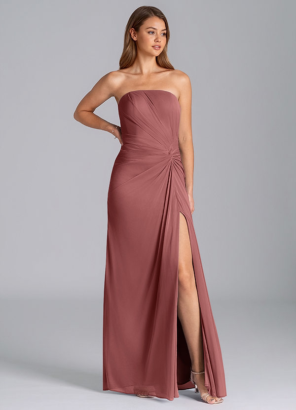 Azazie Mariya Abiti da Damigella Abito Sirena in Maglia Senza Cinturino Ametista image1