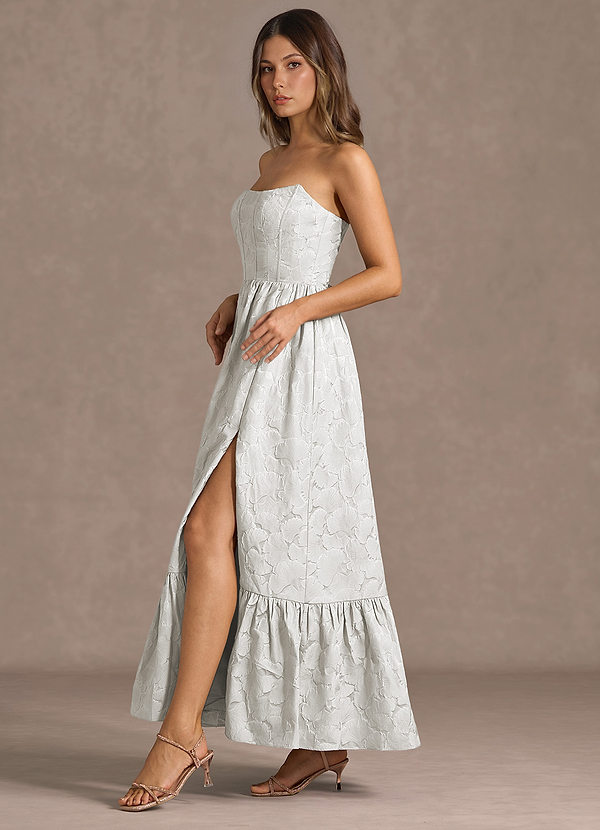 Diana French White Maxi Dress | Azazie