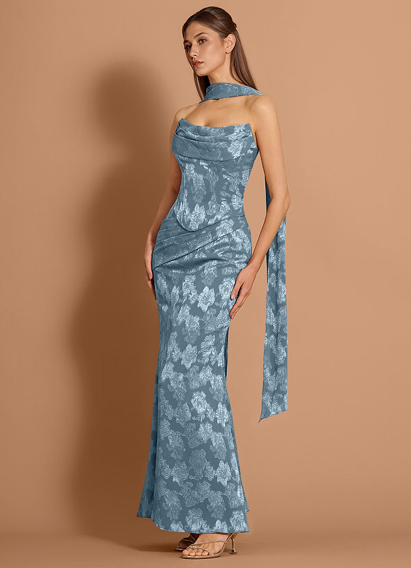 Kleid Anastasia Staubblau image1