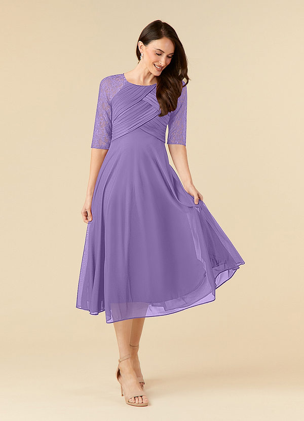 Azazie Gracelyn Brautmutterkleider A-Linie Spitze Kleid Tahiti image1