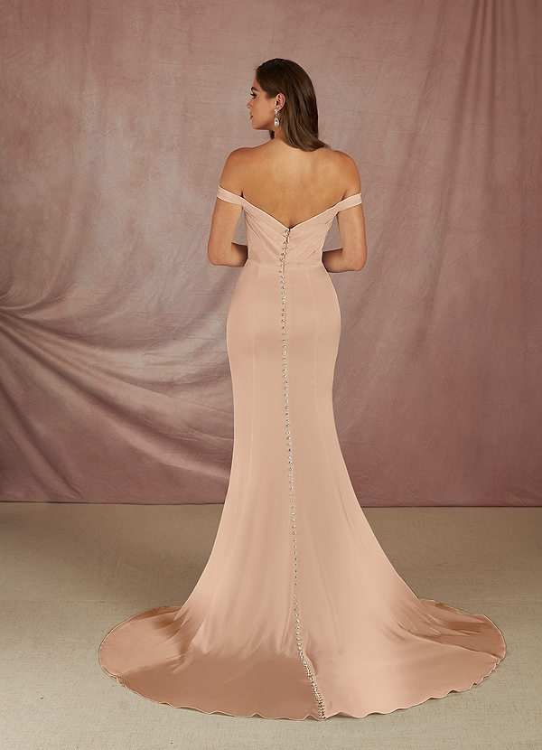 back Azazie Diora Wedding Dress