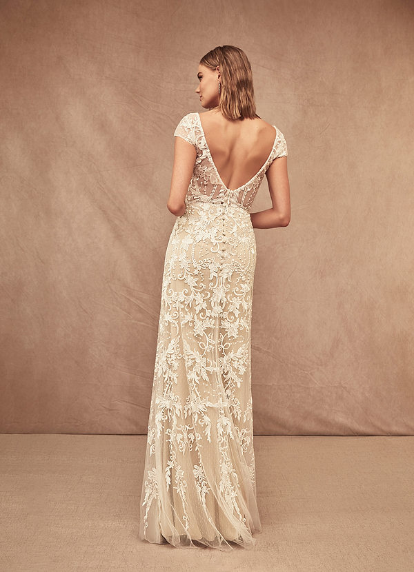 back Azazie Devonna Wedding Dress