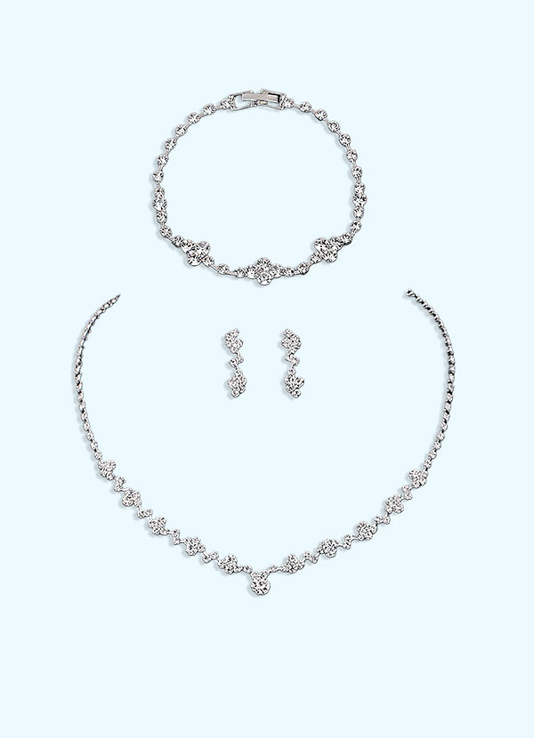 front Crystal Vine Jewelry Set