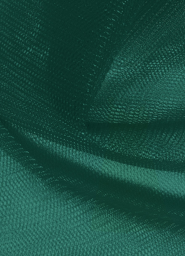front Azazie Emerald Tulle Fabric By the Yard
