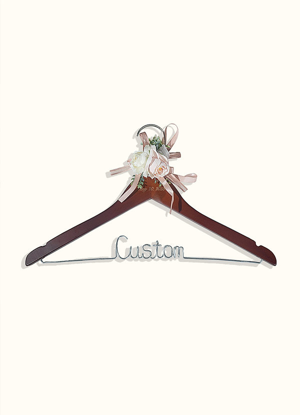 back Custom Floral Wedding Hanger