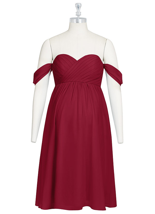  Azazie  Gemma Maternity  Bridesmaid  Dress  Burgundy Azazie 