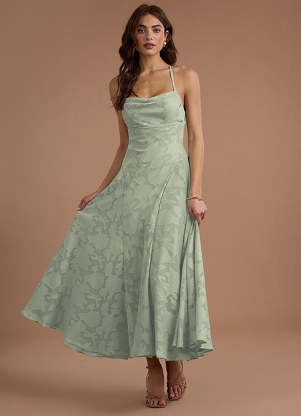 Robe Longue Pistache Irelia image1