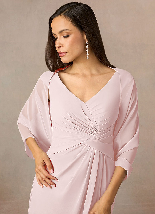 front Azazie Coprispalle In Chiffon Sarah In Colore Abbinato