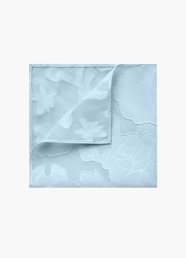 front Floral Burnout Pocket Square